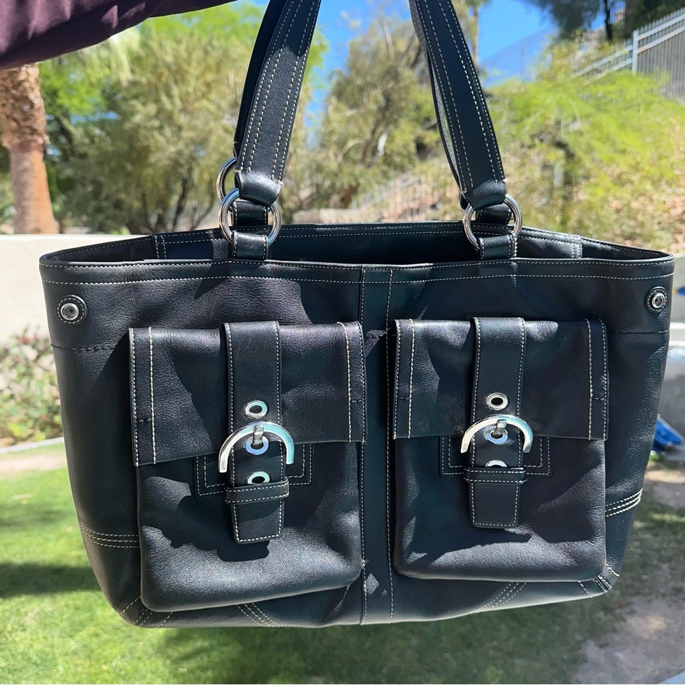 Coach SoHo Leather Tote Made in 2005